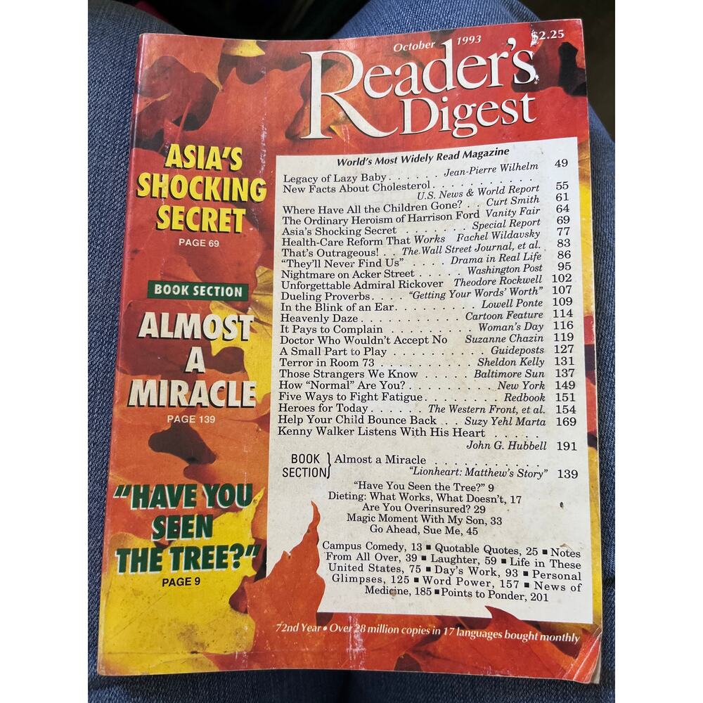 Readers digest, October 1993